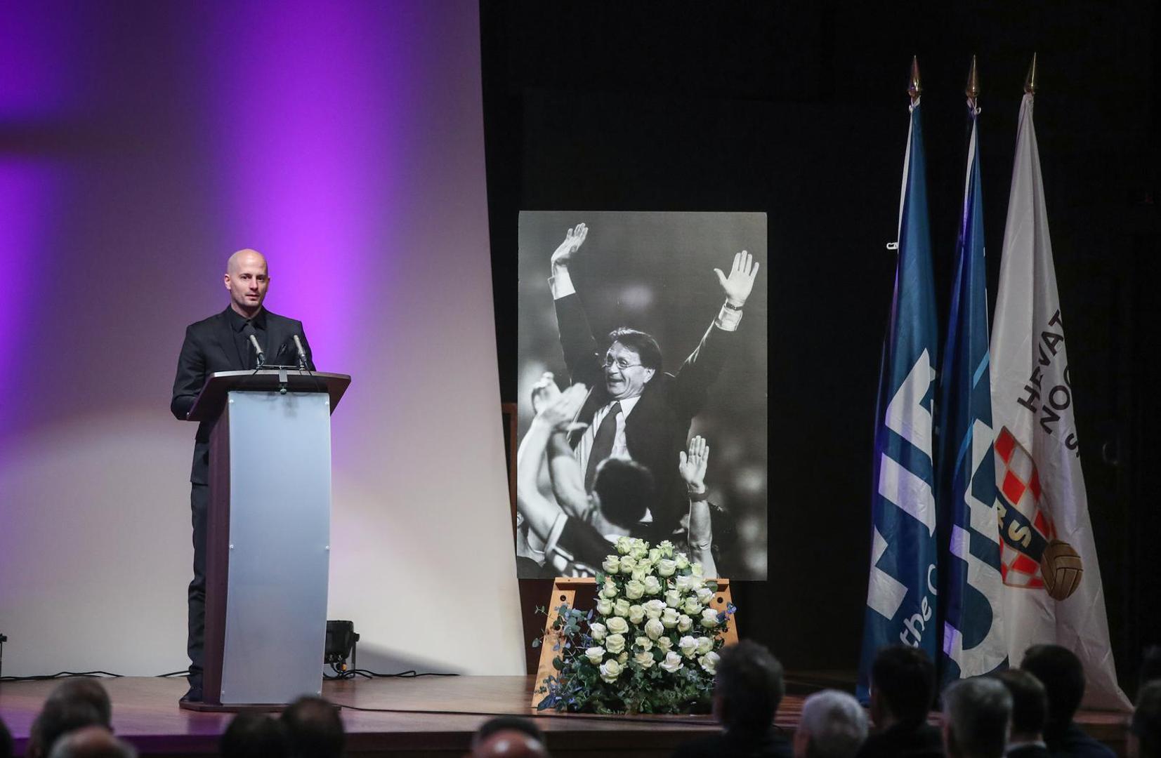 15.02.2023., Zagreb - U KD Vatroslav Lisinski odrzana je komemoracija za Miroslava Ciru Blazevica. Tomislav Pacak. Photo: Slavko Midzor/PIXSELL