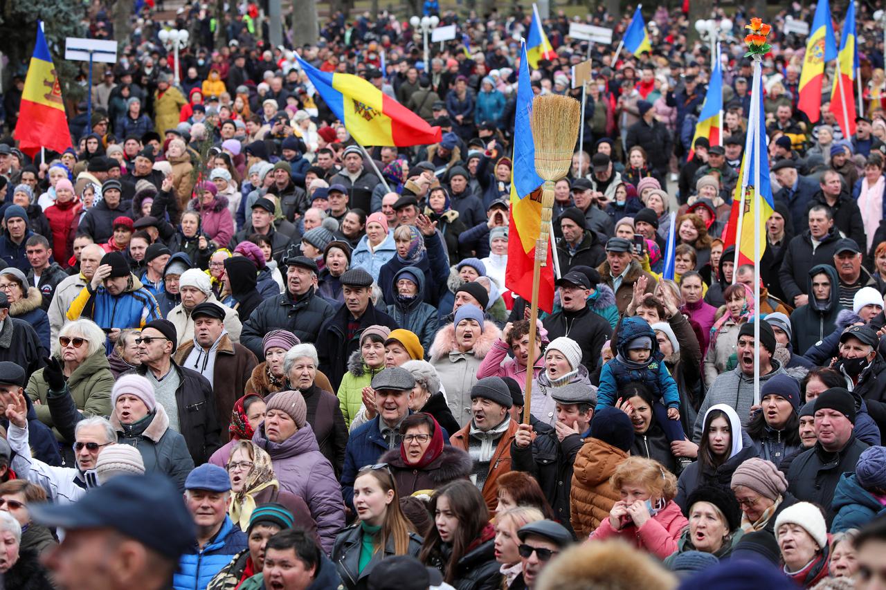 Opposition rally in Chisinau