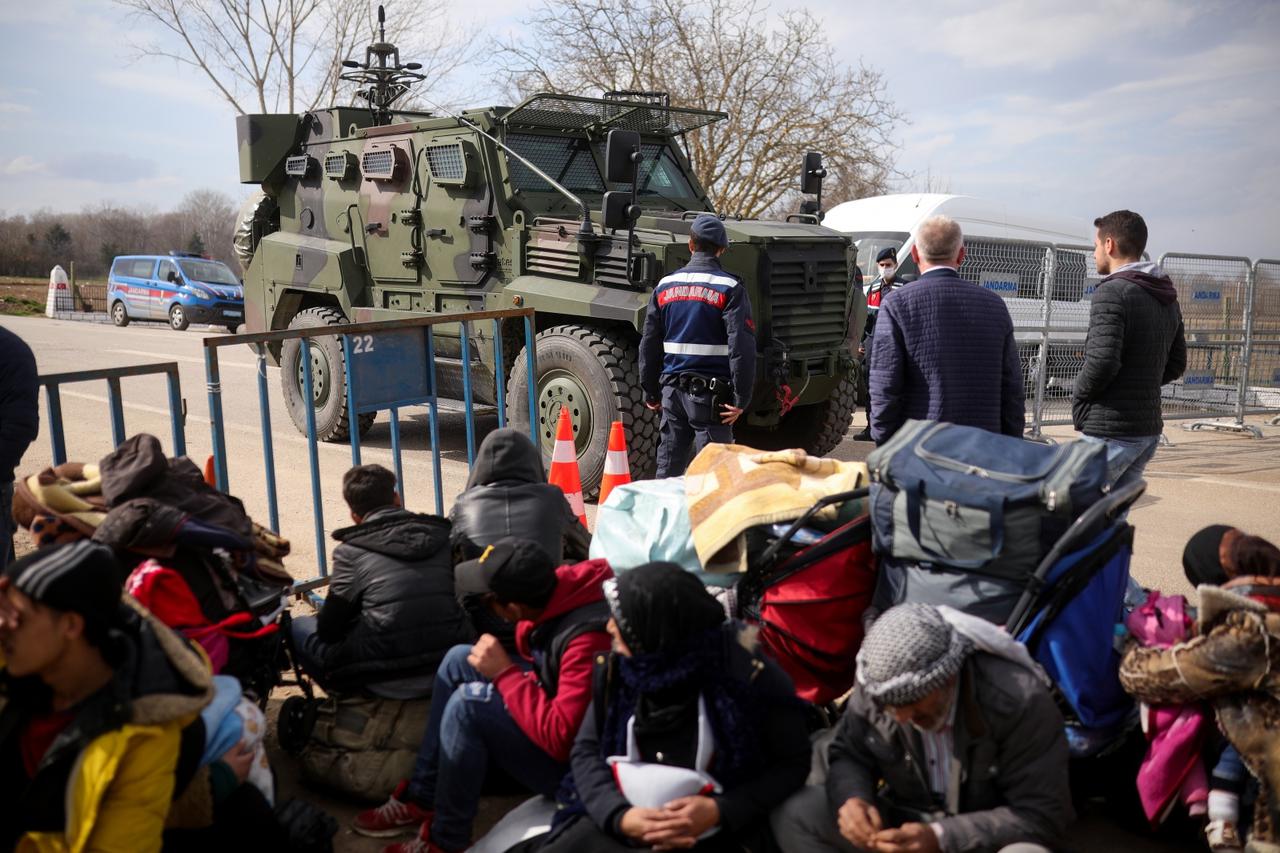 Migranti na graničnom prijelazu Pazarkule između Turske i Grčke