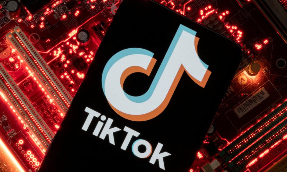 FILE PHOTO: Illustration shows TikTok logo