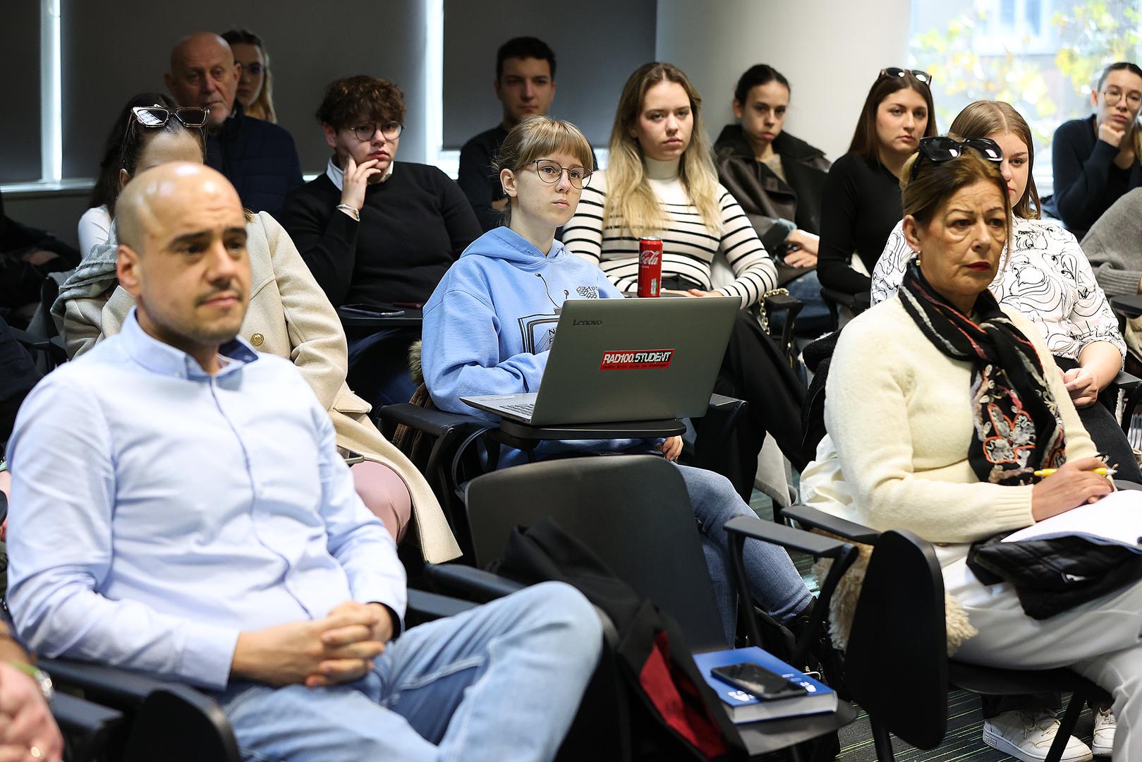 14.12.2023., Zagreb - Zavrsna konferencija cetverogodisnjeg projekta: Istrazivacki novinarki laboratorij: Vjerodostojnost medija kroz kulturu eksperimenata i inovacije u rekakcijama. Photo: Goran Stanzl/PIXSELL