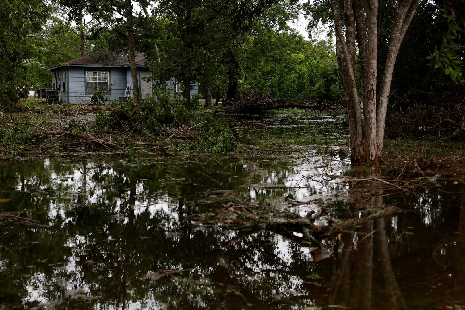 A house is pictured in the aftermath of Hurricane Beryl, in Rosenberg, Texas, U.S., July 8, 2024. REUTERS/Daniel Becerril Photo: DANIEL BECERRIL/REUTERS