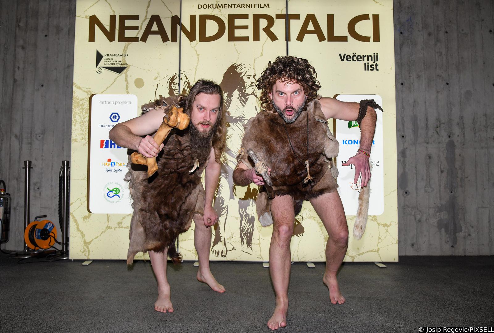 27.02.2023., Krapina -  Premijera filma "Neandertalci" u produkciji Vecernjeg lista u Muzeju krapinskih neandertalaca. Photo: Josip Regovic/PIXSELL