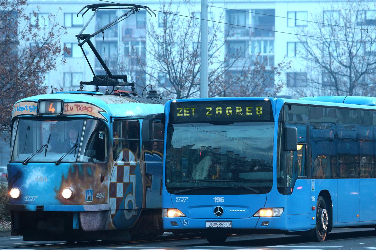 ZET tramvaj bus