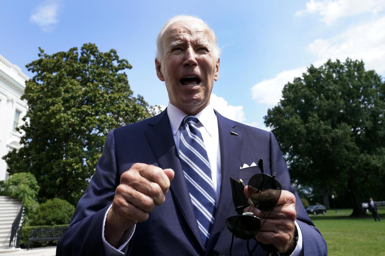 President Joe Biden departs to Maryland