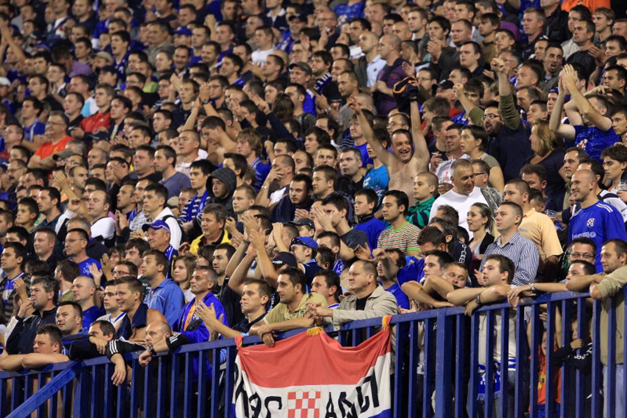 '16.09.2010., Stadion Maksimir, Zagreb - Europska liga, skupina D, Dinamo - Villarreal. Navijaci. Photo: Antonio Bronic/PIXSELL'