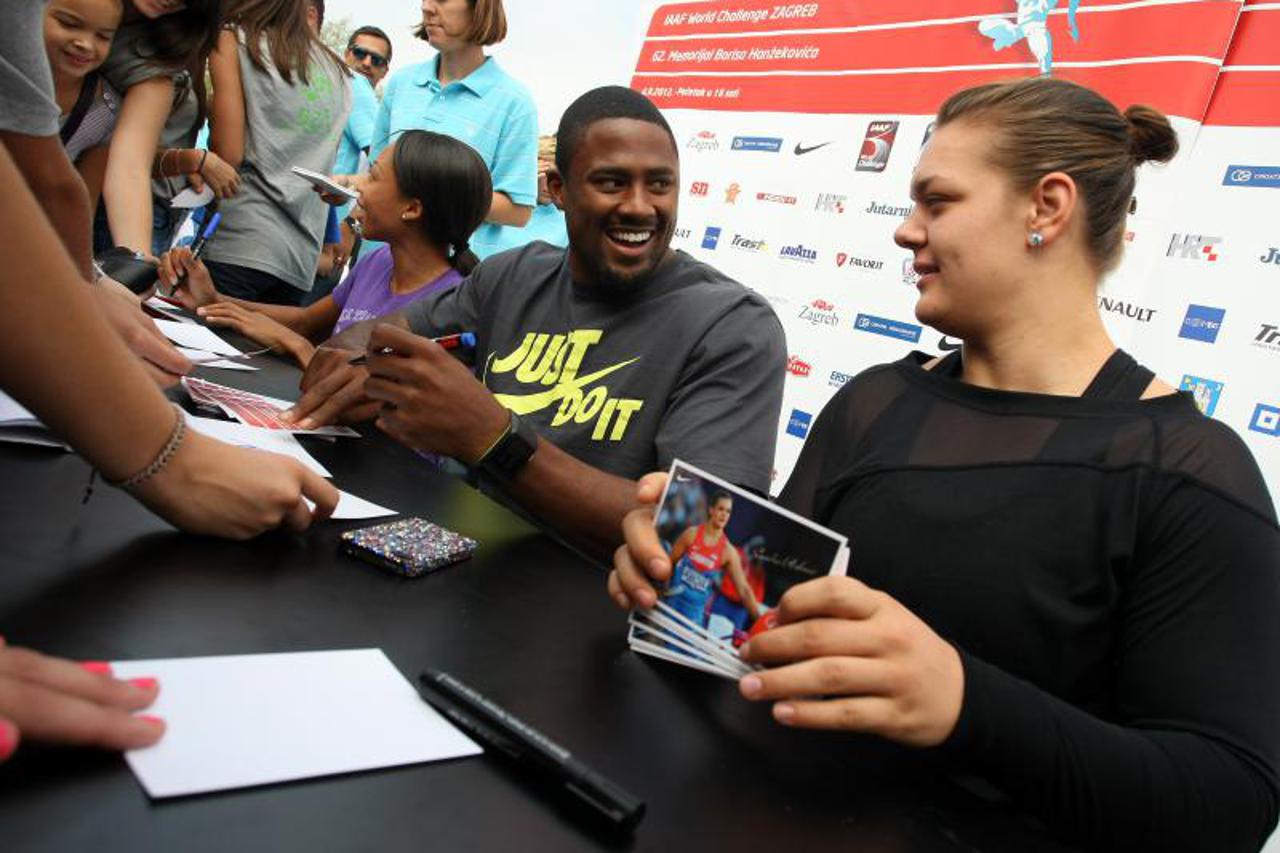 Promocija Hanžekovićeva memorijala, Allyson Felix, Sandra Perković (1)