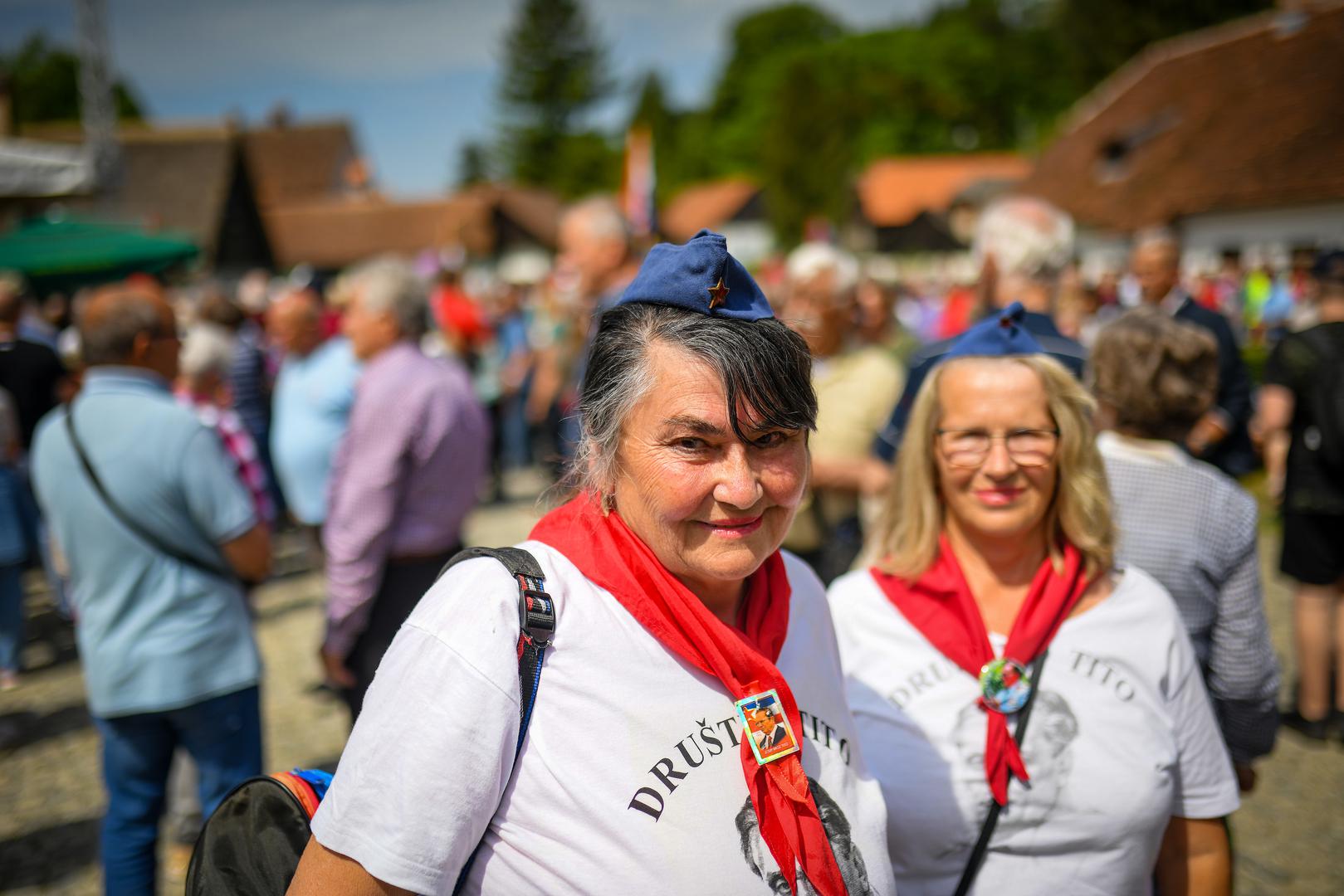 21.05.2022. Kumrovec - Oko rodne kuce Josipa Broza Tita odrzava se "Dan mladosti", a njegove pristase okupile su se kako bi obiljezili njegov 130 rodjendan.  Photo: Josip Regovic/PIXSELL