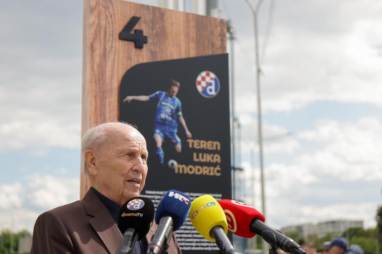 Zagreb: Svečana ceremonija imenovanja trening terena Luka Modrić