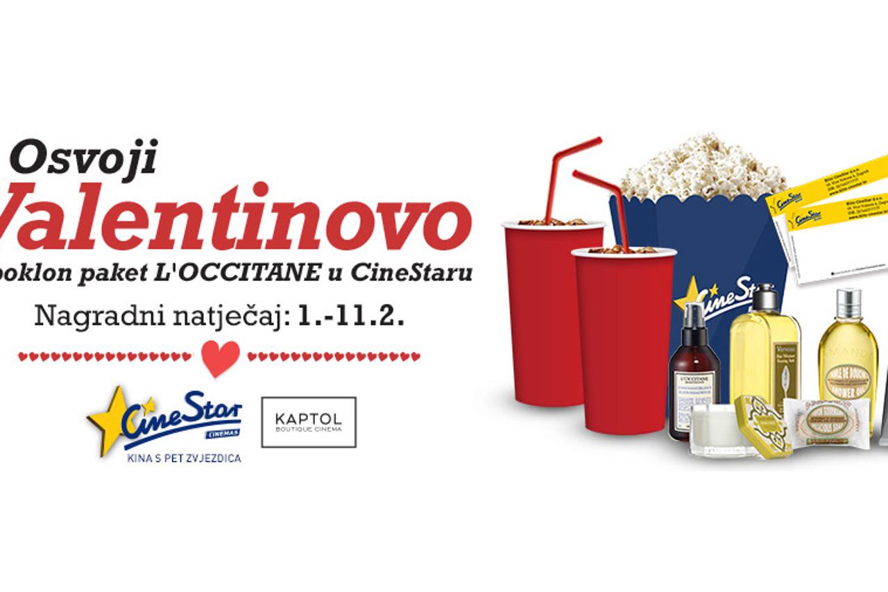 Cinestar nagrađuje 10 parova povodom Valentinova