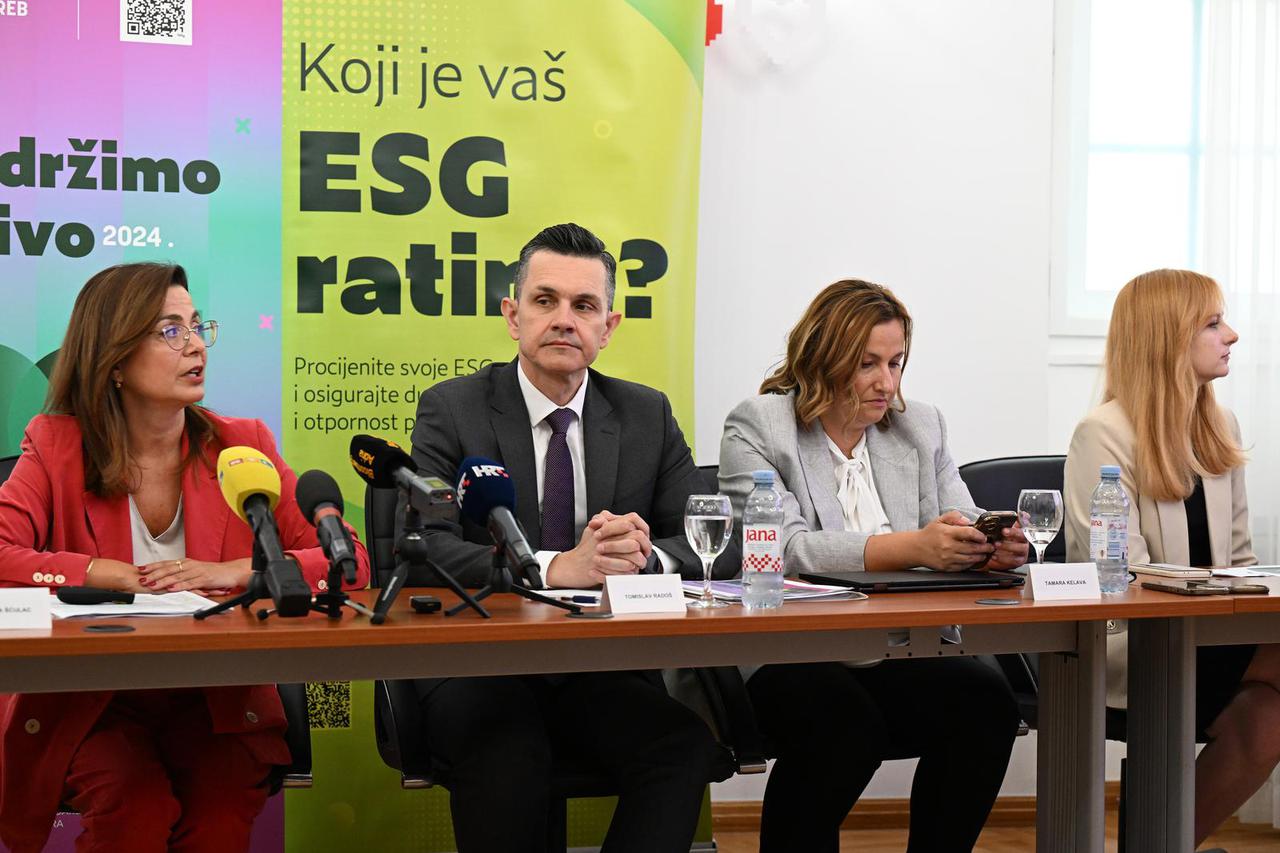 Zagreb: Konferencija za medije HGK na temu ESG ratinga 