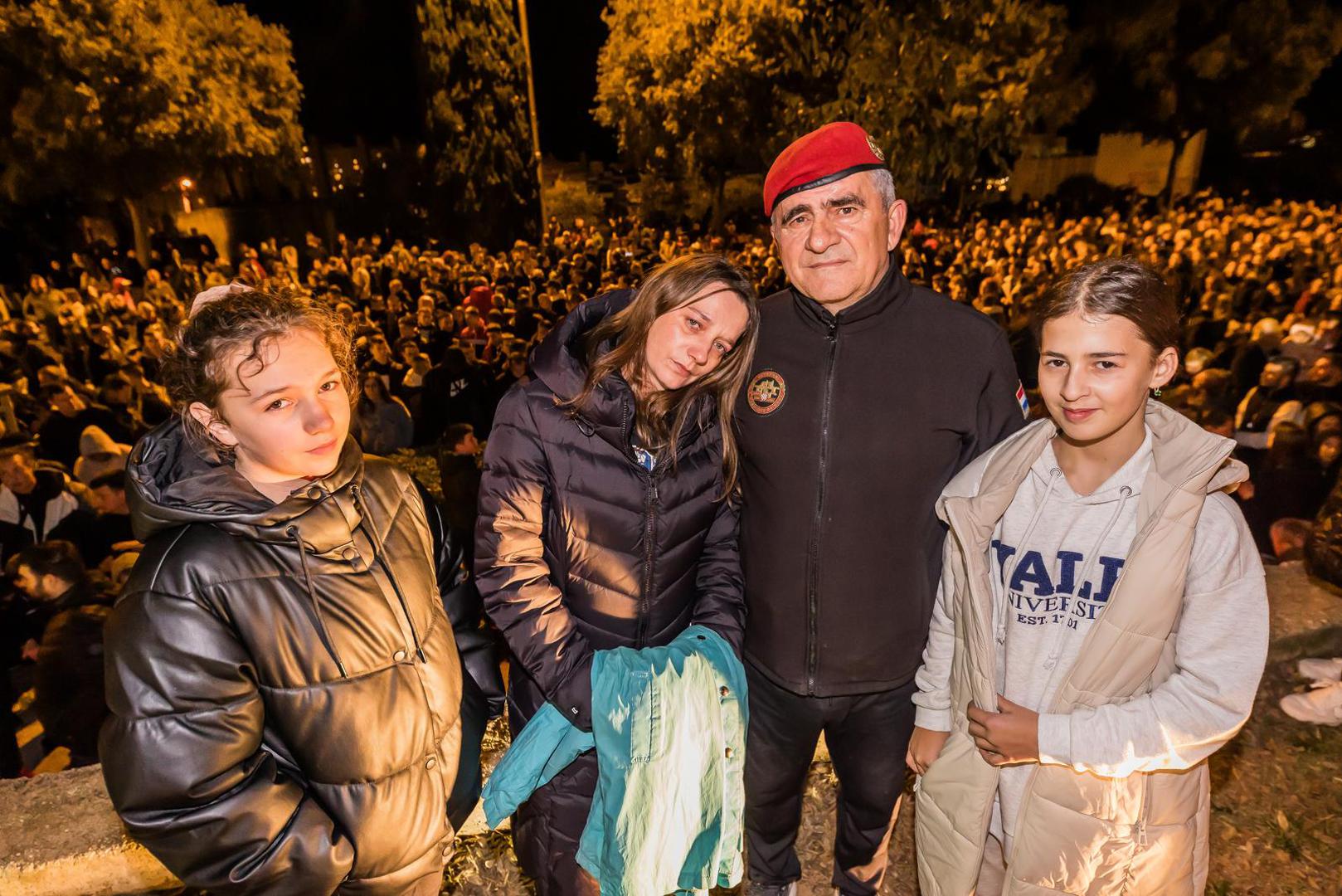 18.11.2023., Split - Mimohod Torcide od pocetka Vukovarske ulice do murala posvecenih Gradu heroju Vukovaru i junacima Domovinskog rata. Zeljka Juric Mitrovic Photo: Zvonimir Barisin/PIXSELL