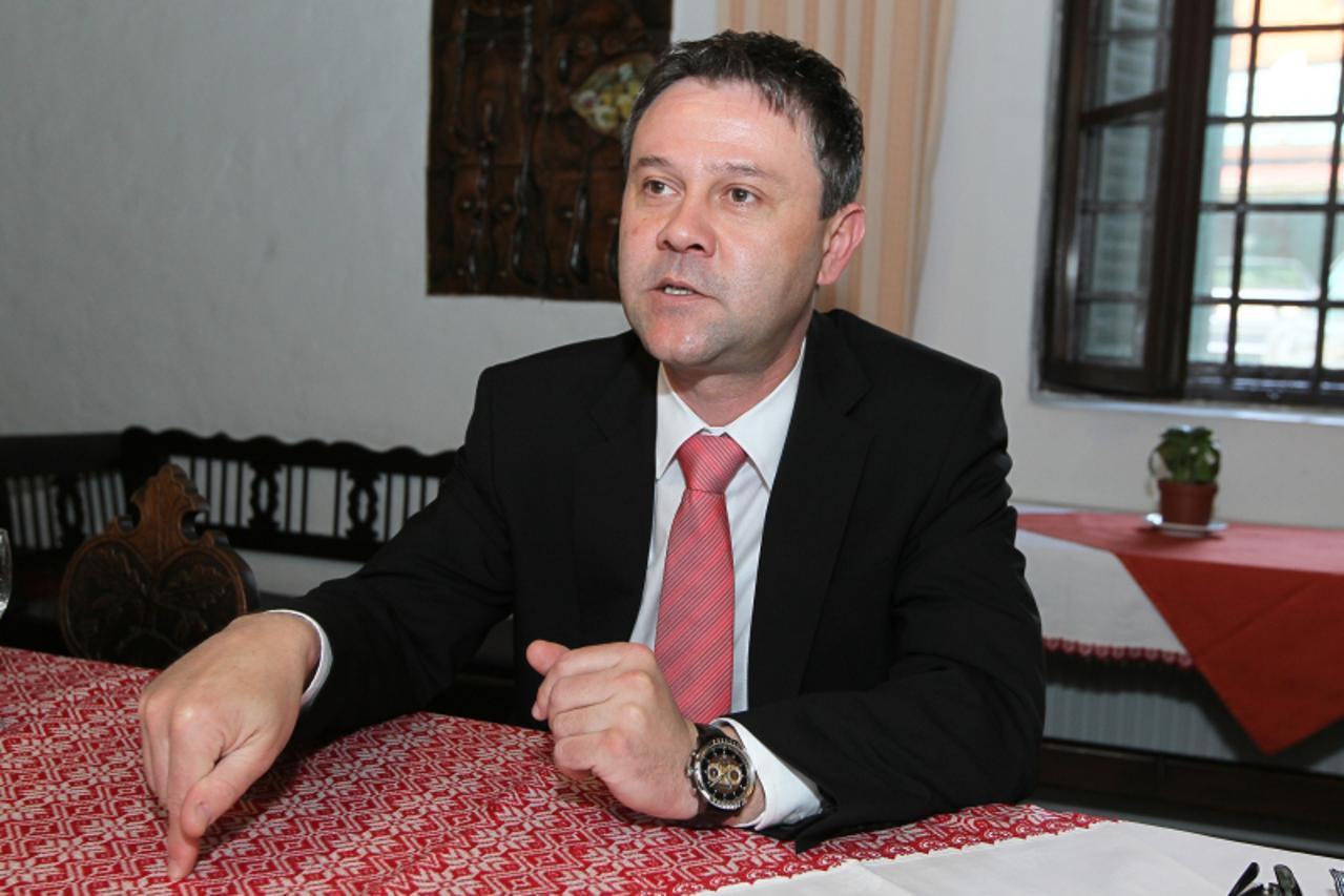 \'25.04.2011., Koprivnica - Miroslav Vitkovic, predsjednik uprave prehrambene kompanije Podravka. Photo: Marijan Susenj/PIXSELL\'