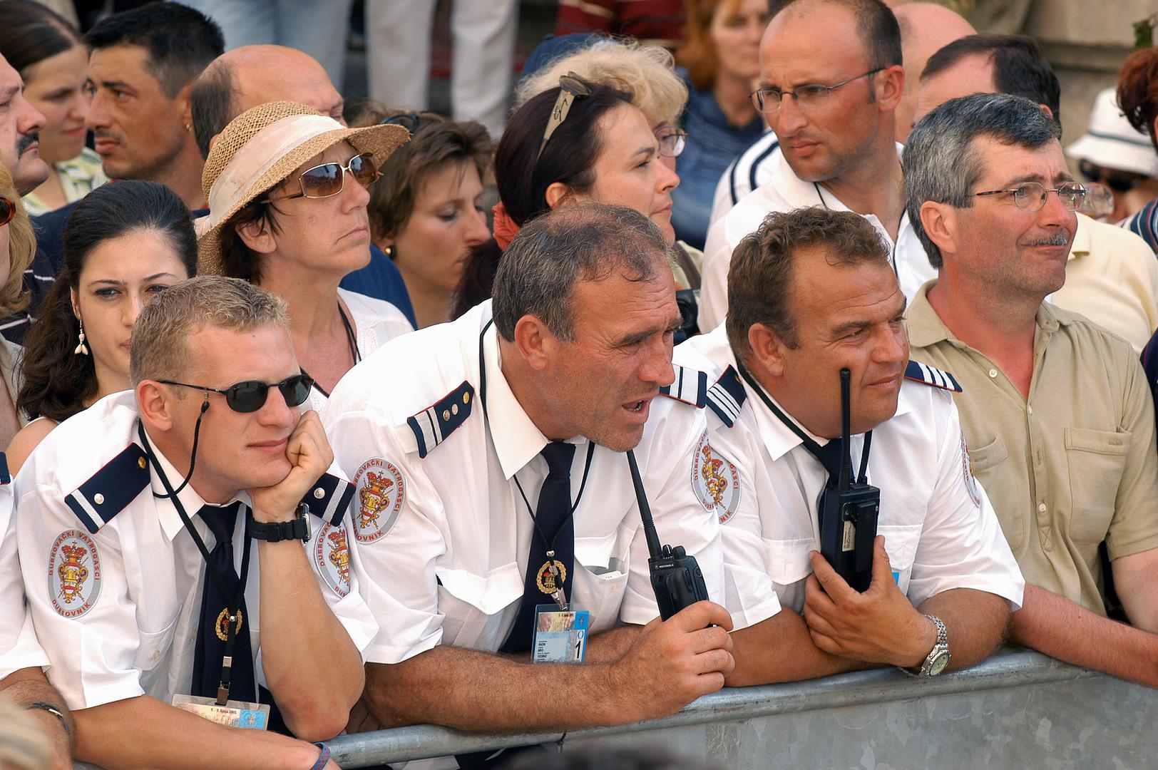 06.06.2003., Dubrovnik, Hrvatska. Sveti otac Ivan Pavao II u svom trecem pohodu Hrvatskoj susreo se s vjernicima u Dubrovniku, gdje je odrzao svetu misu te obisao i Stradun gdje se kratko zadrzao ispred crkve Sv. Vlaha. Photo Sinisa Hancic/PIXSELL