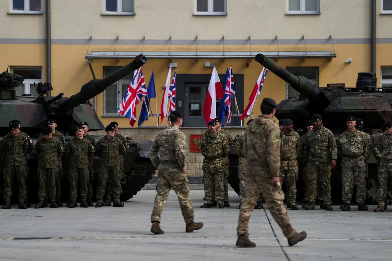 British Prime Minister Rishi Sunak and NATO Secretary General Jens Stoltenberg visit Warsaw