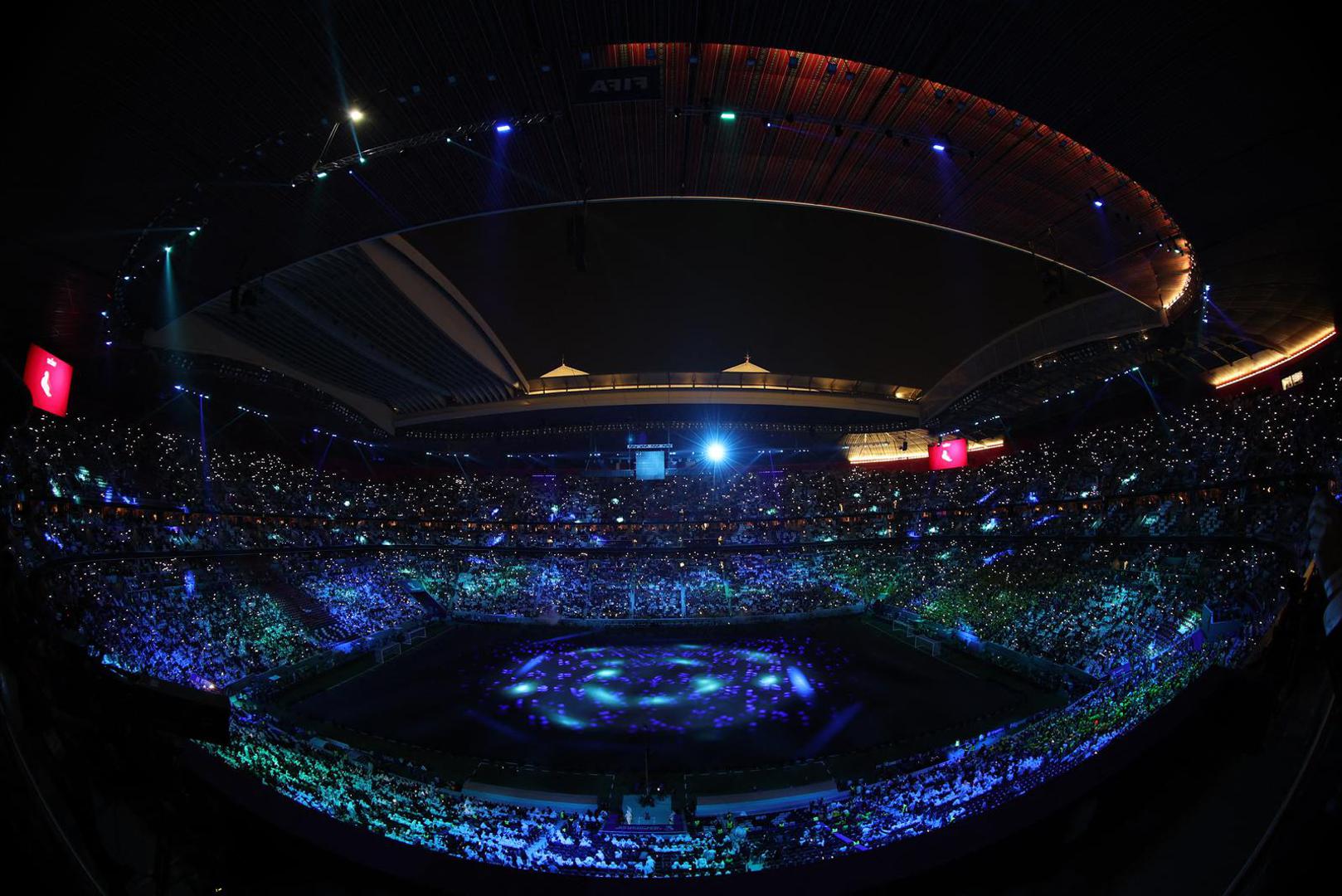 Soccer Football - FIFA World Cup Qatar 2022 - Group A - Qatar v Ecuador - Al Bayt Stadium, Al Khor, Qatar - November 20, 2022 General view inside the stadium during the opening ceremony REUTERS/Amr Abdallah Dalsh Photo: AMR ABDALLAH DALSH/REUTERS