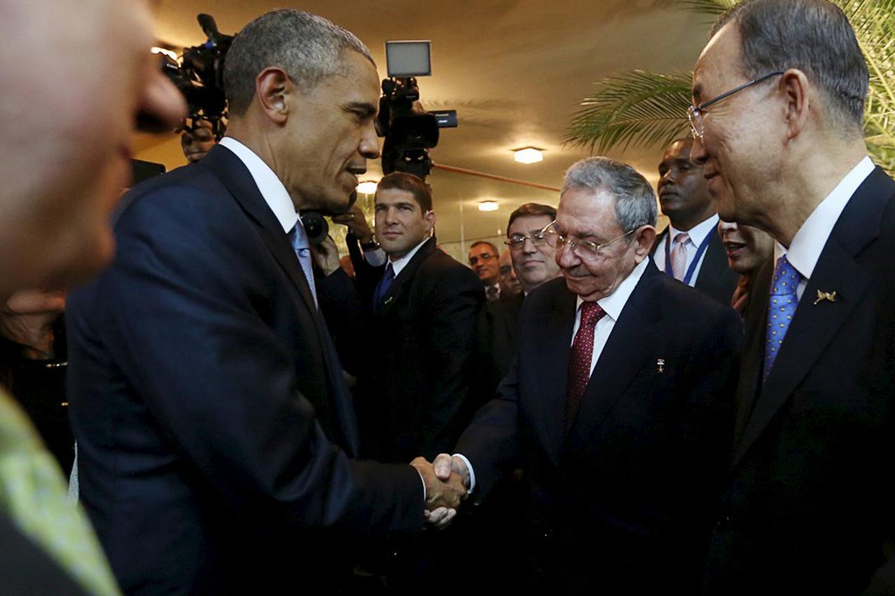 Barack Obama i Raul Castro