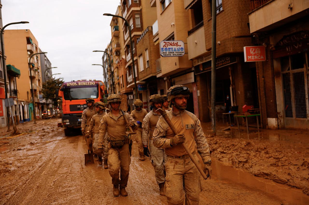 Floods in Spain kill at least 72 as year of rain falls in a day in Valencia