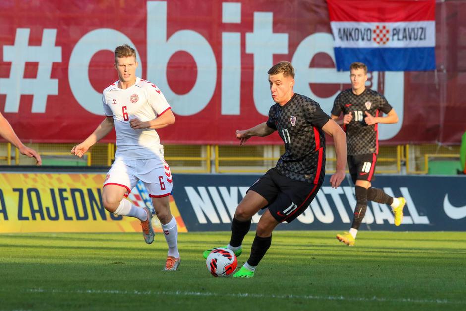 Hrvatska U-21 reprezentacija nadigrala je reprezentaciju Danske s 2:1