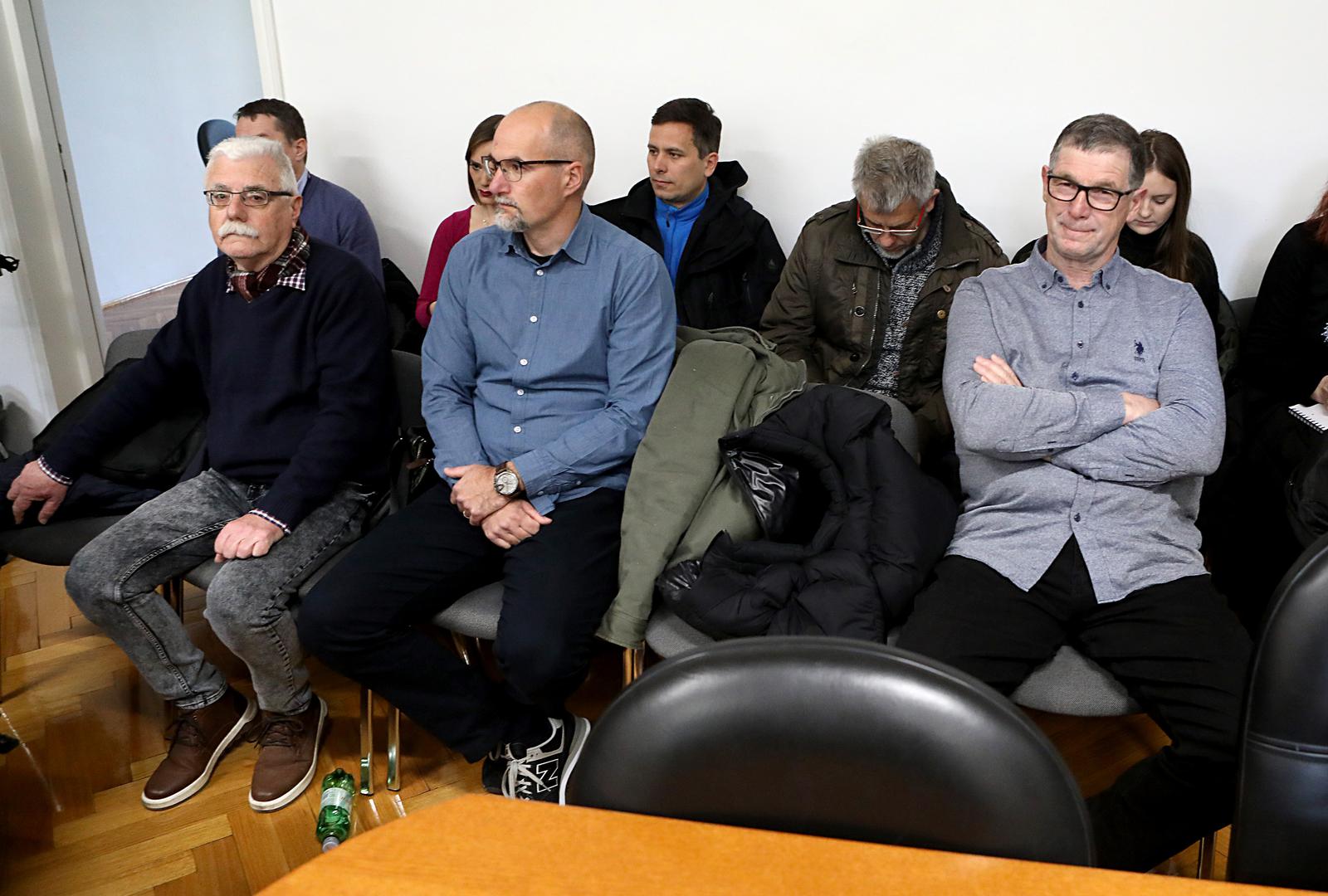 03.03.2023., Zagreb - Objava nepravomocne presude u akciji Ribar u kojoj je prvooptuzeni Reno Sinovcic i drugi, medju kojima je i Novica Erlic, otac ministra Sime Erlica. Photo: Robert Anic/PIXSELL