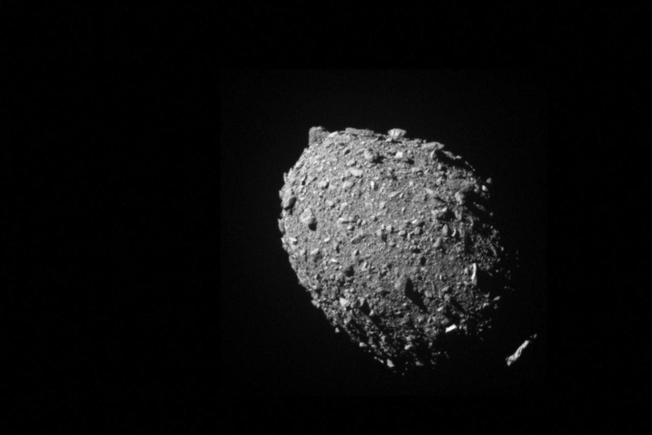 FILE PHOTO: Final images from NASA's DART spacecraft prior to impact