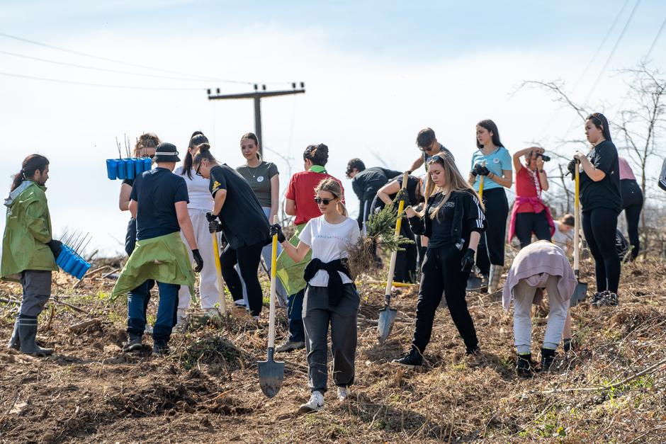 U Slunju održana velika akcija pošumljavanja