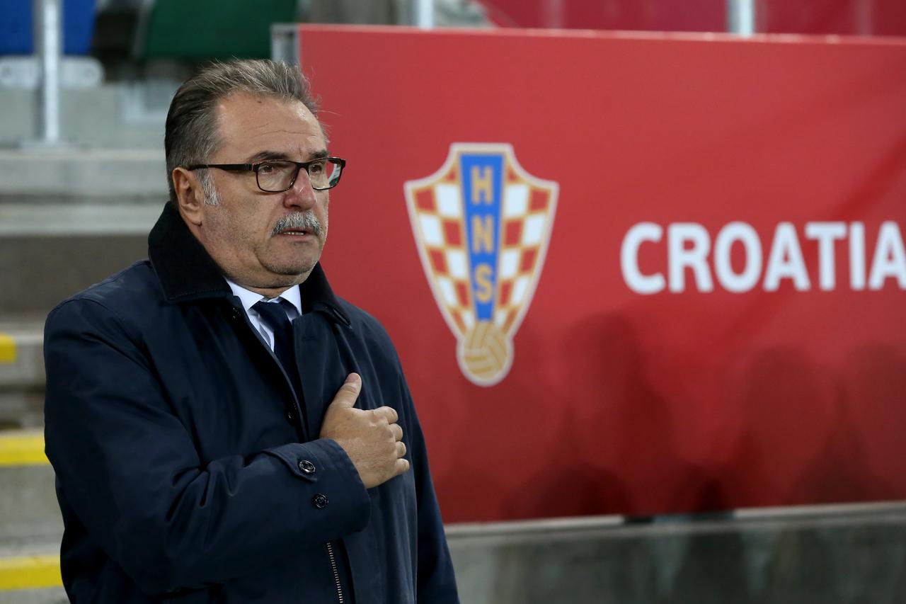 Northern Ireland v Croatia - International Friendly - Windsor Park Croatia's Manager Ante Cacic during the International Friendly at Windsor Park, Belfast. Niall Carson  Photo: Press Association/PIXSELL