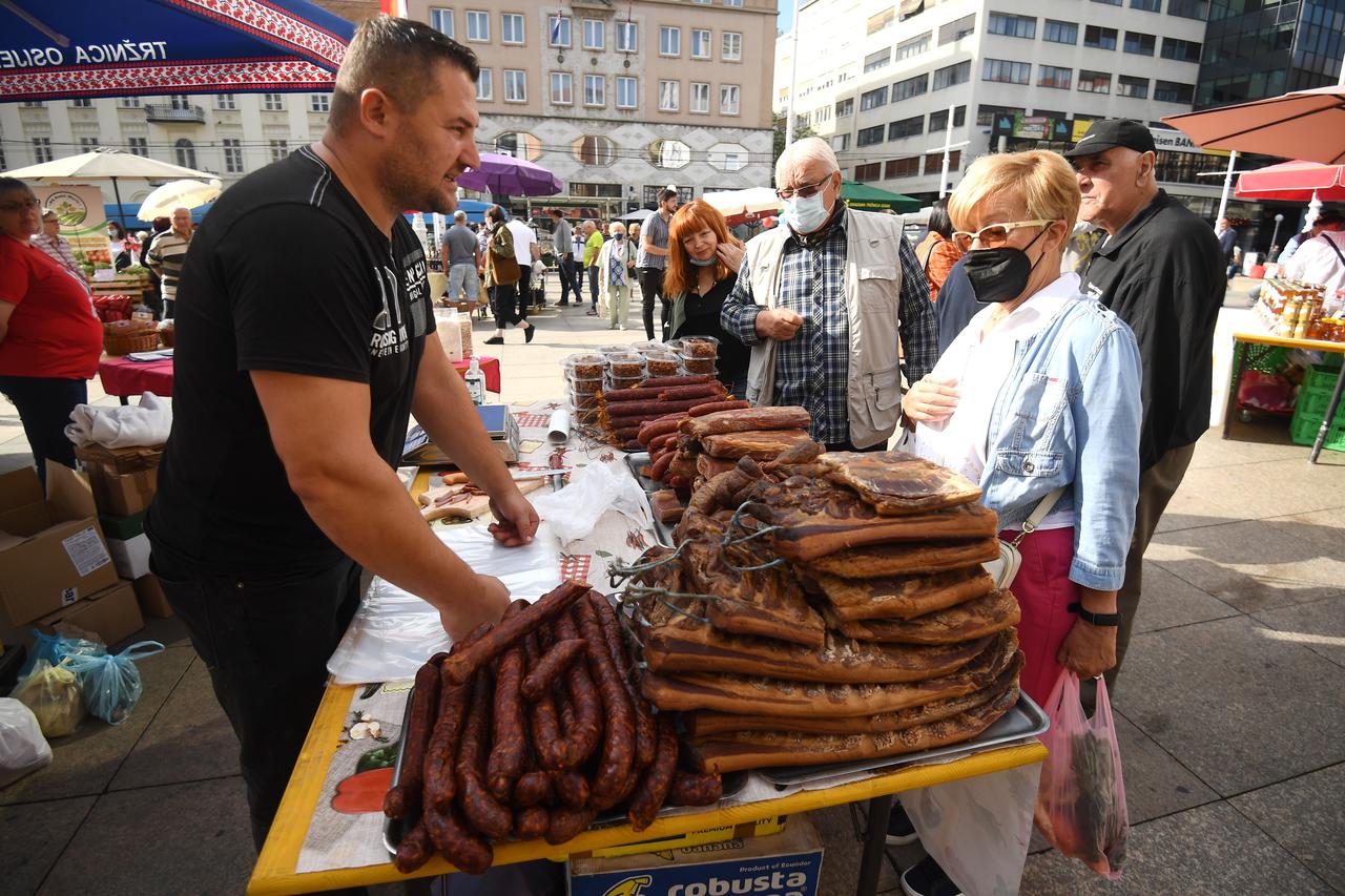 Zagreb: Na Trgu bana Jelačića otvoreni 9. Dani hrvatskih tržnica