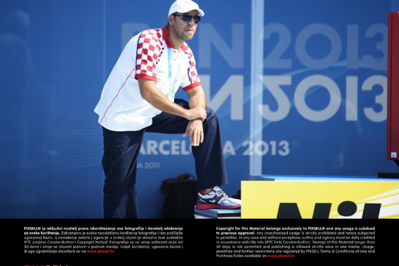 'Ivica Tucak during Croatia vs. Usa (9-7), preliminaries man waterpolo at FINA Swimming World Championships at Picornell swimming pool in Barcelona. Photo: Pau Barrena/HaloPix/PIXSELL'