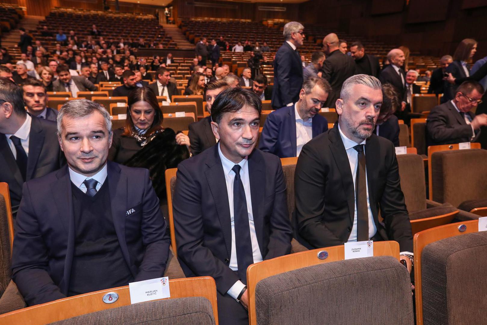 15.02.2023., Zagreb - U KD Vatroslav Lisinski odrzana je komemoracija za Miroslava Ciru Blazevica. Zlatko Dalic, Stipe Pletikosa Photo: Robert Anic/PIXSELL