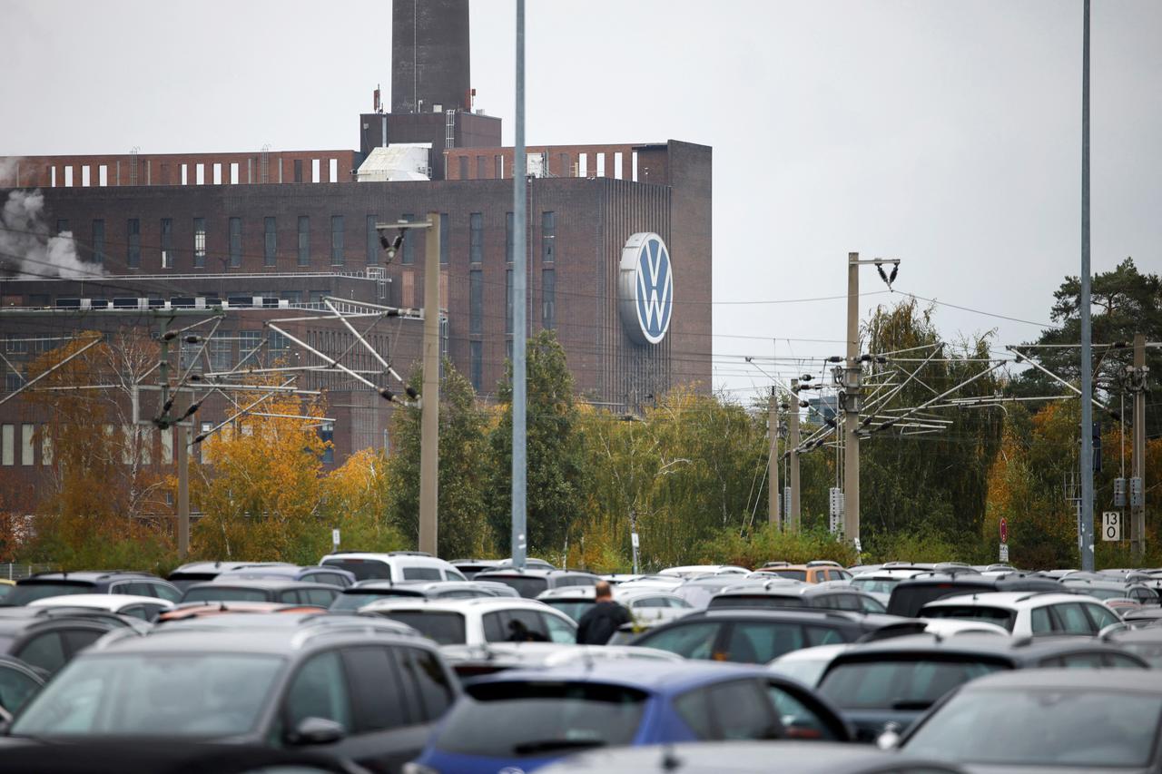 A factory building at Volkswagen AG headquarters, is pictured on a day the company announces job cuts and closure of its few factories, in Wolfsburg