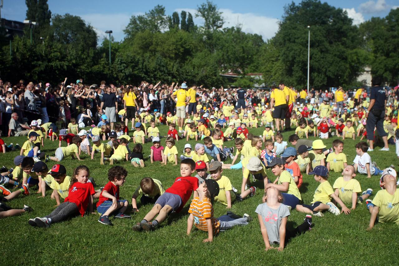 25.05.2014., Zagreb - Na sportskom terenu SRC Trnja odrzana Mala olimpijada.  Photo: Luka Stanzl/PIXSELL