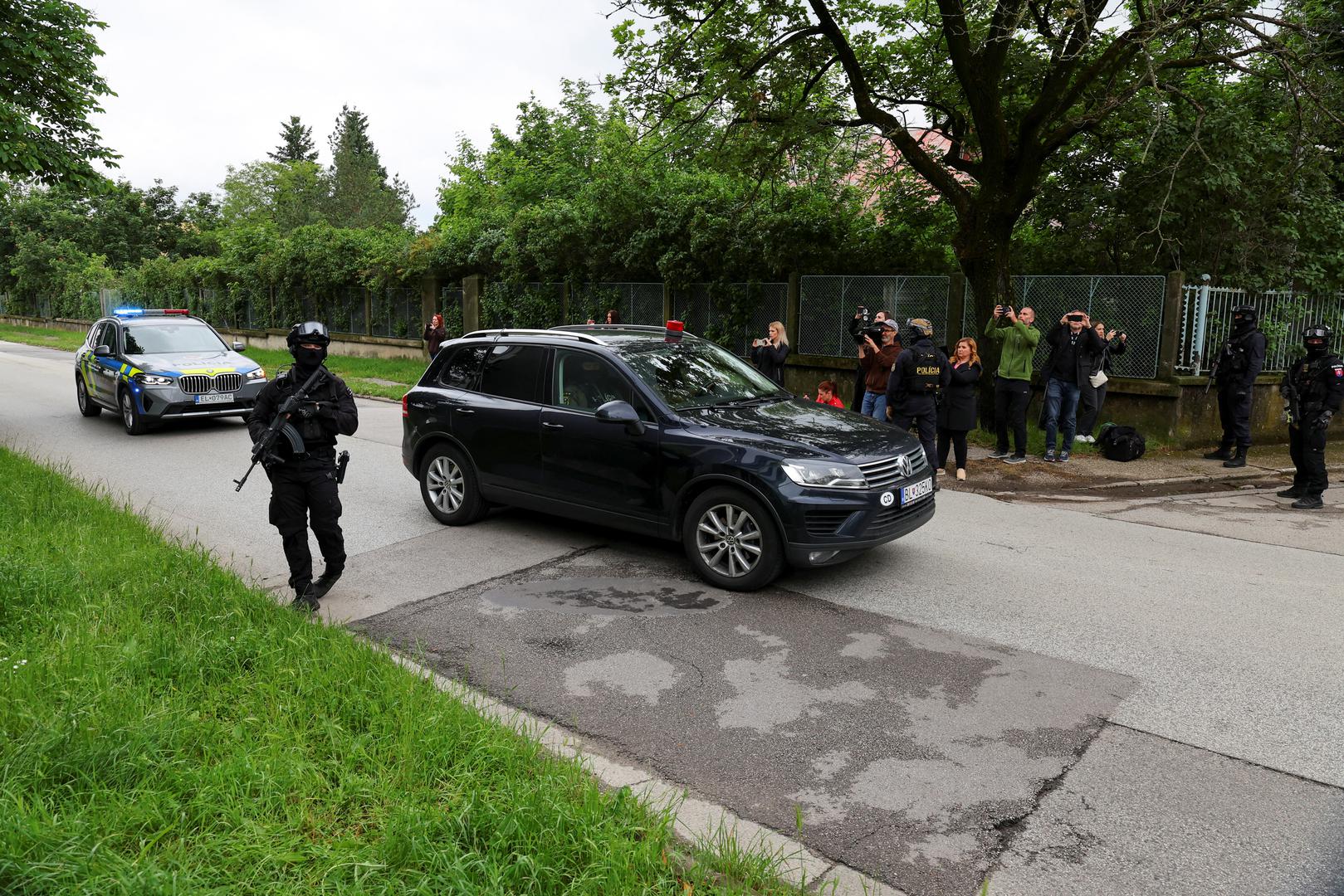 A car supposedly carrying Juraj C., suspect in attack on Slovak Prime Minister Robert Fico, makes its way to a Special Court for his hearing, in Pezinok, Slovakia, May 18, 2024. REUTERS/Antonio Bronic Photo: Antonio Bronic/REUTERS