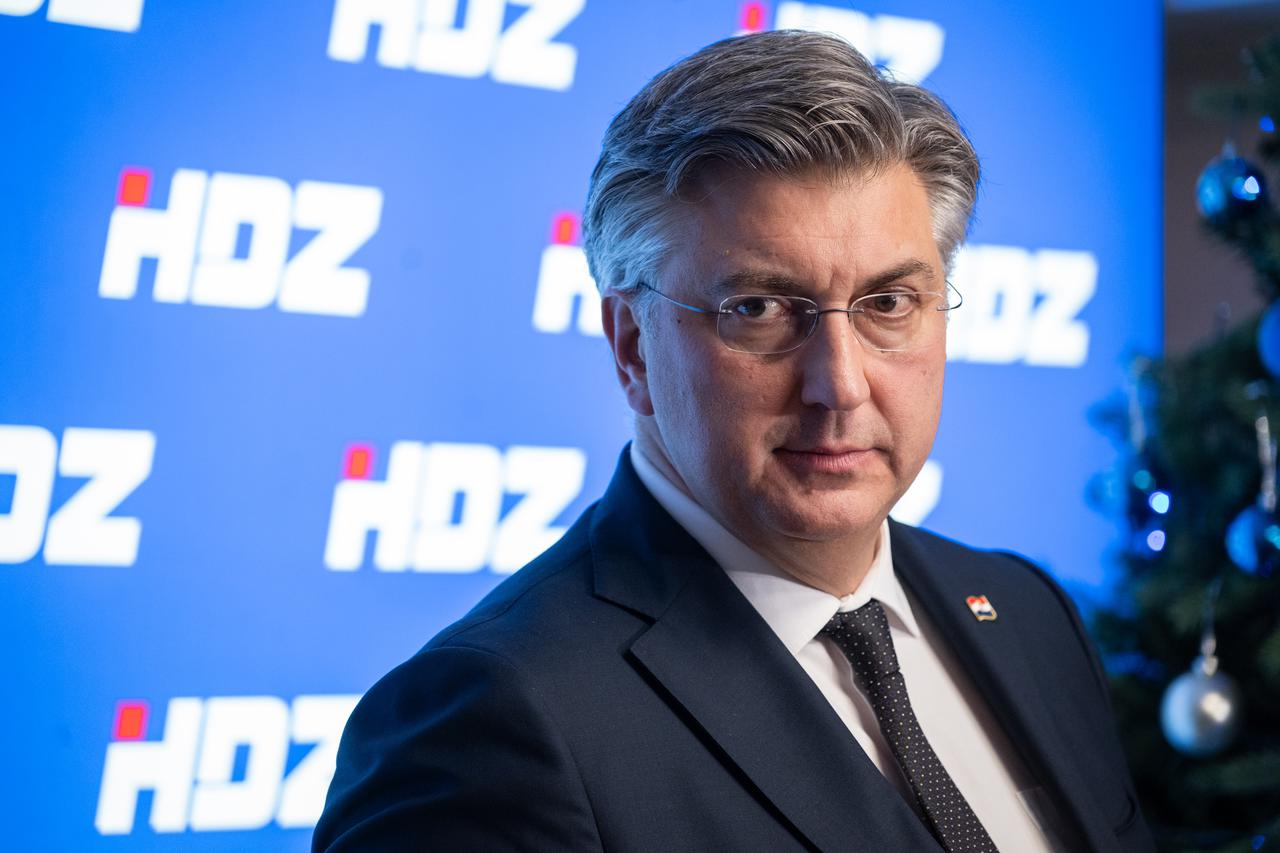 Zagreb: Andrej Plenković dao je izjavu nakon sjednice Predsjedništva HDZ-a