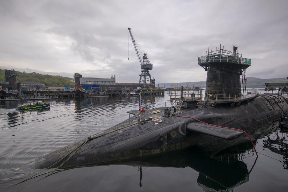 Gavin Williamson visit to HM Naval Base Clyde