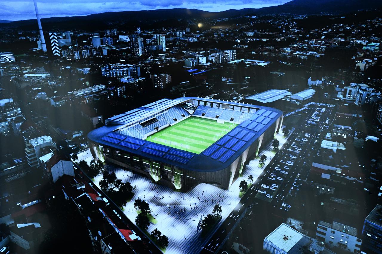 Zagreb: Gradonačelnik predstavio projekt izgradnje novog stadiona u Kranjčevićevoj ulici