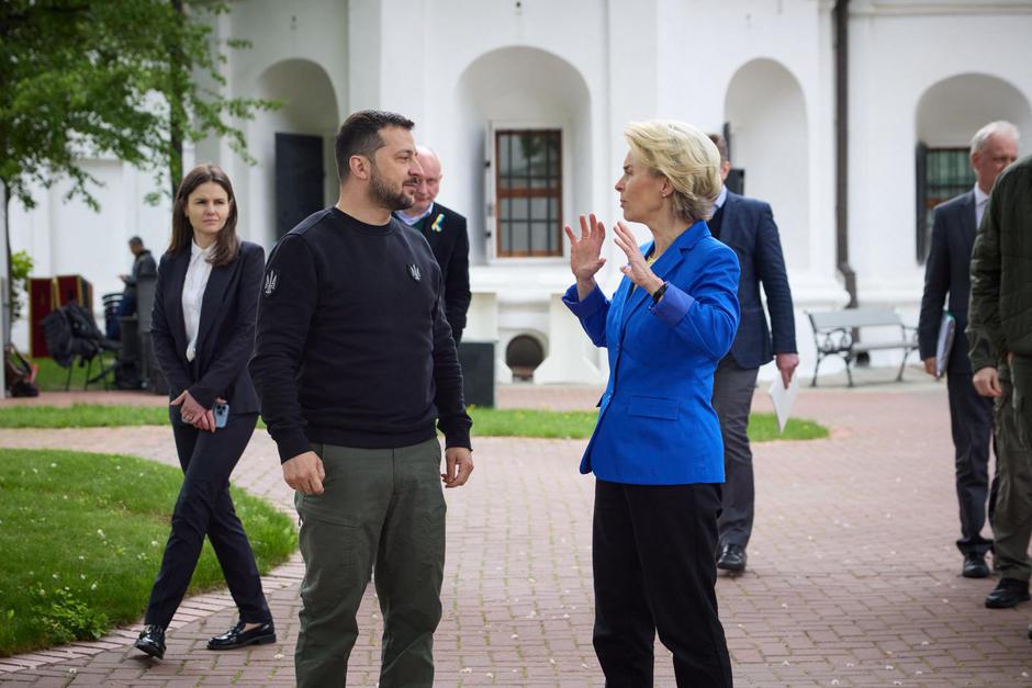 Susret Ursule von der Leyen i Zelenskog u Kijevu