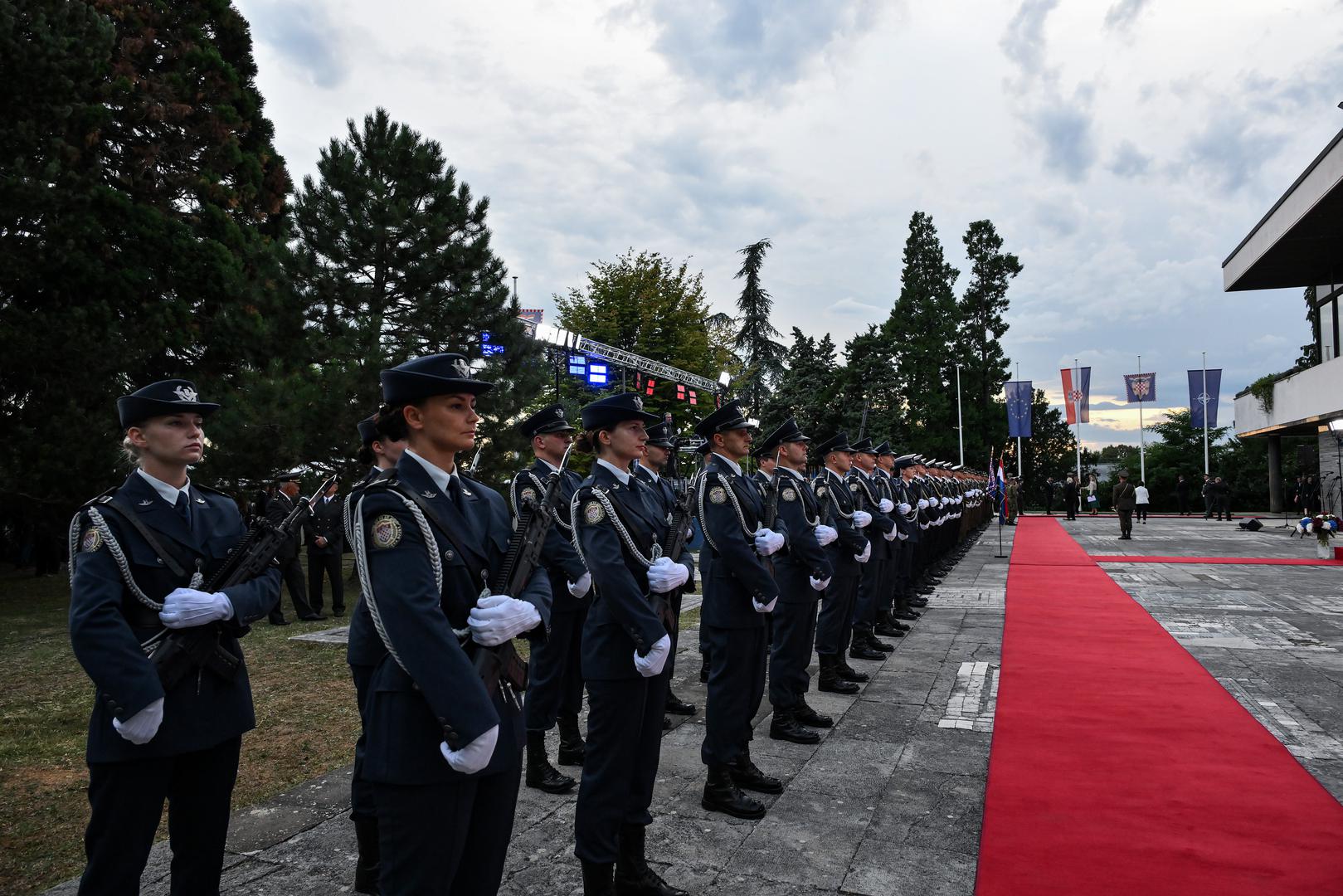 02.08.2024., Zagreb - Predsjednik Republike i vrhovni zapovjednik Oruzanih snaga Republike Hrvatske Zoran Milanovic upriicio je  svecani prijem povodom obiljezavanja Dana pobjede i domovinske zahvalnosti i Dana hrvatskih branitelja te 29. obljetnice VRO Oluja.  Photo: Josip Regovic/PIXSELL