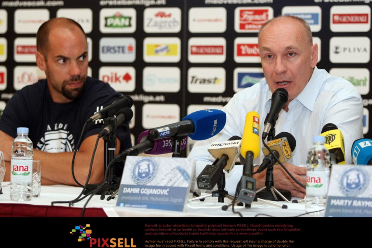 '22.08.2012., Mihanoviceva 1, Zagreb - Konferencija za novinare KHL Medvescak uoci pocetka nove sezone u EBEL ligi i predstavljanje nove momcadi u Smaragdnoj dvorani hotela Regent Esplanade. Alan Leta