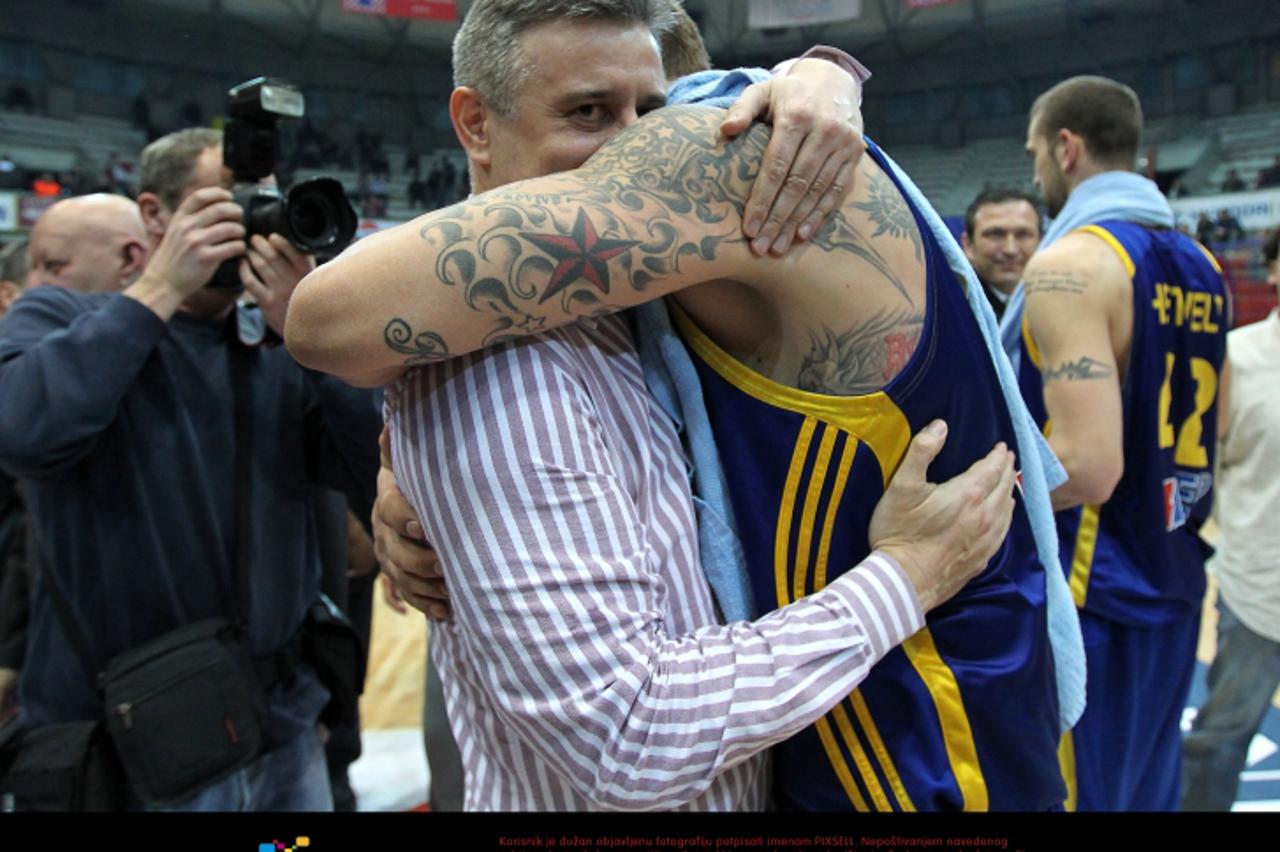 '10.02.2011., KC Drazen Petrovic, Zagreb - Kup Kresimira Cosica, finale, KK Zagreb - KK Zadar. KK Zagreb pobjednik je Kupa Kresimir Cosic. Tomislav Karamarko. Photo: Antonio Bronic/PIXSELL'