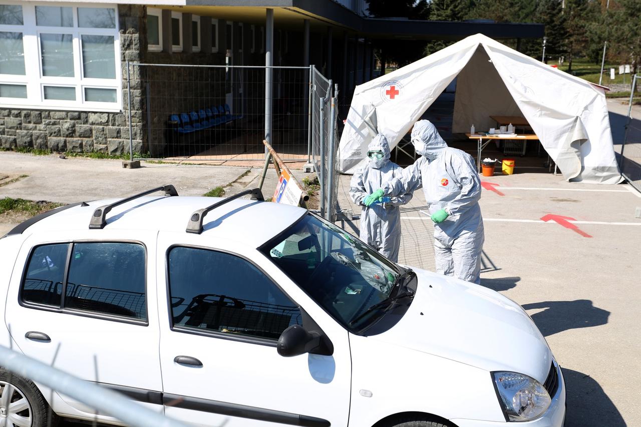 U Općoj bolnici Karlovac otvoreno  "drive in" testiranje na koronavirus