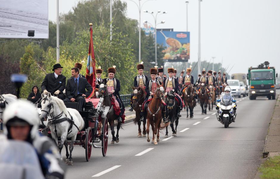 Alkarska povorka u Zagrebu