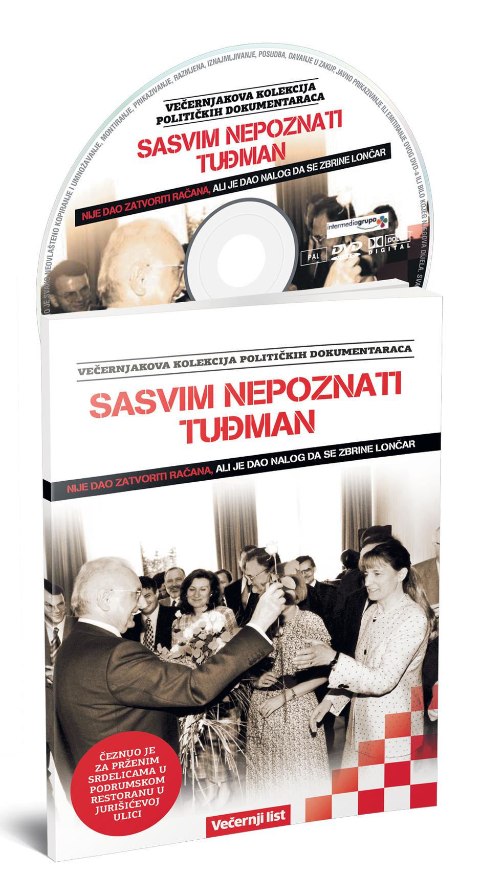 dvd+knjiga sasvim nepoznati Tuđman