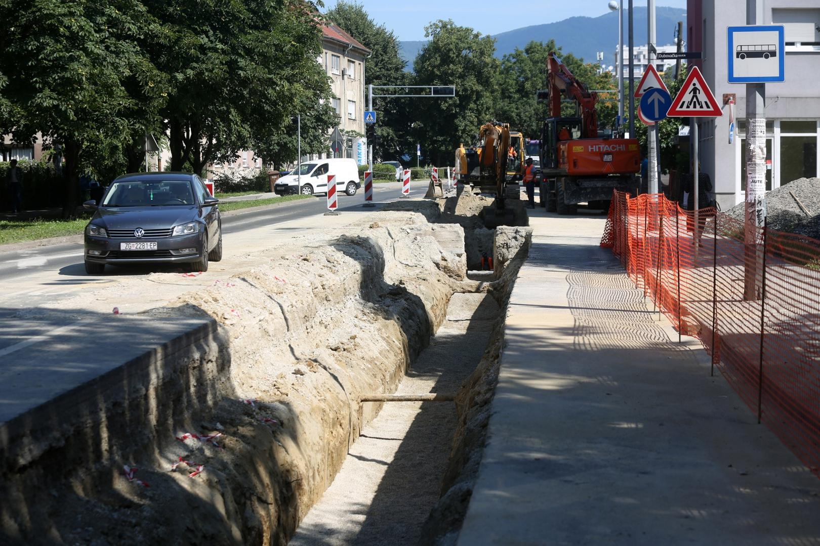 20.07.2020., Zagreb - Krizanje Ozaljske i Selske ulice, radovi na cesti.
Photo: Marin Tironi/PIXSELL