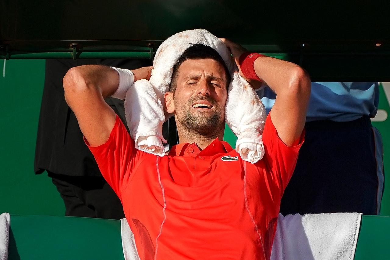 Tennis - Rolex Masters 1000 de Monte-Carlo - N.Djokovic bat A. de Minaur (7/5 - 6/4)