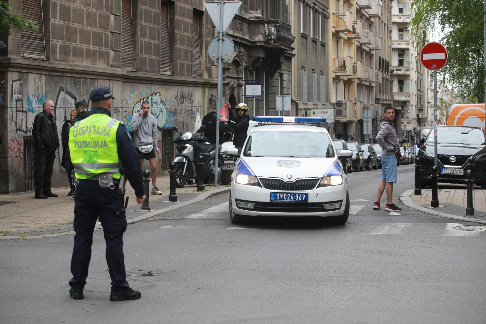 03, May, 2023, Belgrade - A student of the seventh grade of the Elementary School "Vladislav Ribnikar" is suspected to have fired a pistol at the security guard, the teacher and the students this morning.   

03, maj, 2023, Beograd - Ucenik sedmog razreda Osnovne skole "Vladislav Ribnikar" kako se sumnja, pucao je jutros iz pistolja na obezbeđenje, nastavnicu i ucenike.    Photo: Milos Tesic/ATAImages/PIXSELL