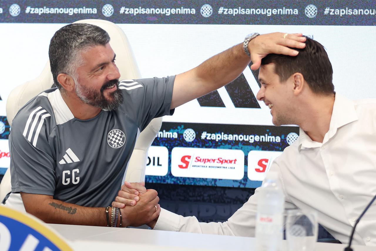 Split: Gennaro Gattuso održao konferenciju za medije uoči utakmice protiv NK Osijek