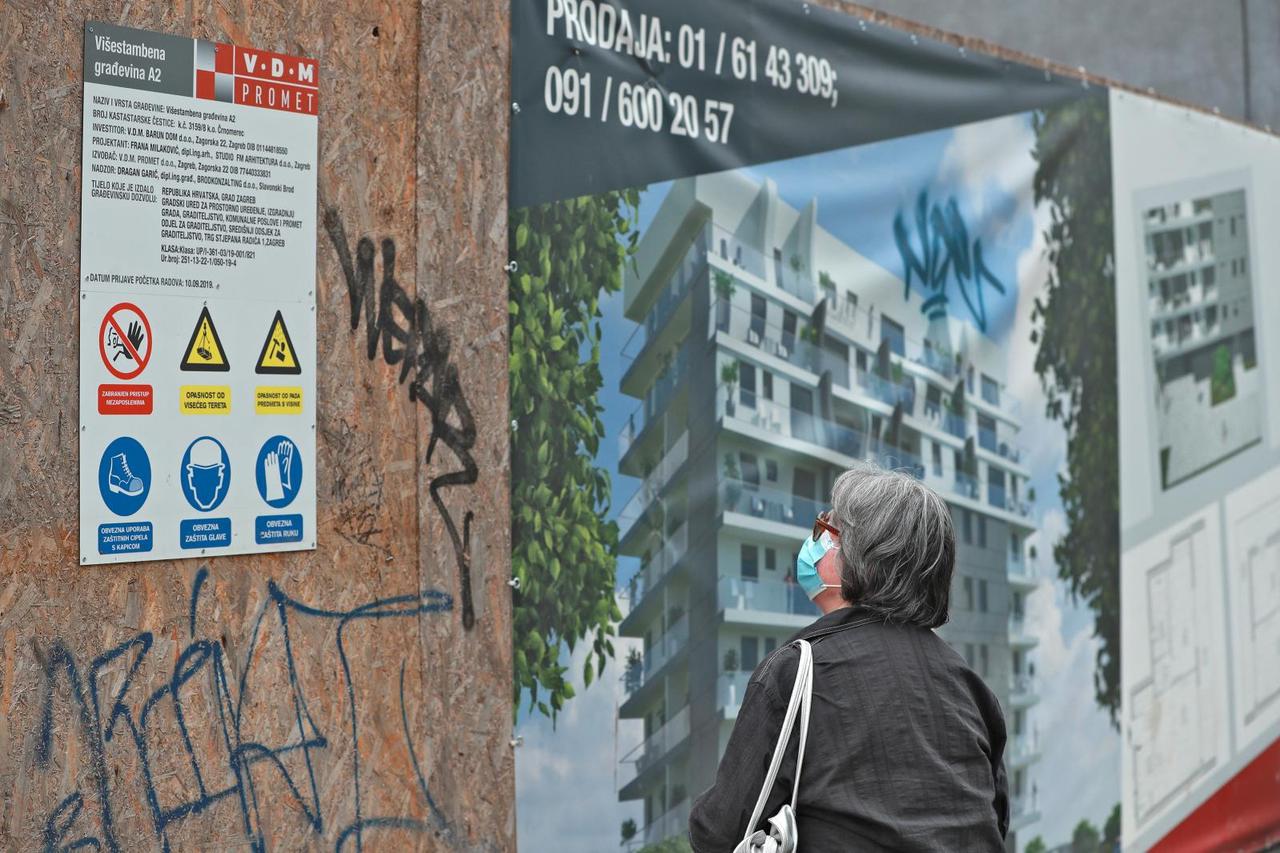 Zagreb: Gradnja stambeno poslovne građevine na k.o. Črnomerec