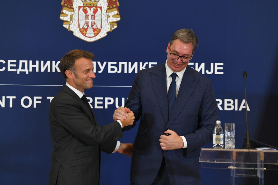 Beograd: Francuski predsjednik Macron stigao u dvodnevni posjet Srbiji