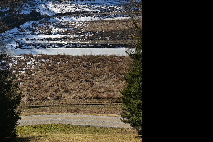 04.02.2024., Trakoscan, Hrvatska - Jezero Trakoscan presuseno je kako bi se jezero ocistilo od mulja. Radovi traju vec tri godine. Photo: Josip Mikacic/PIXSELL